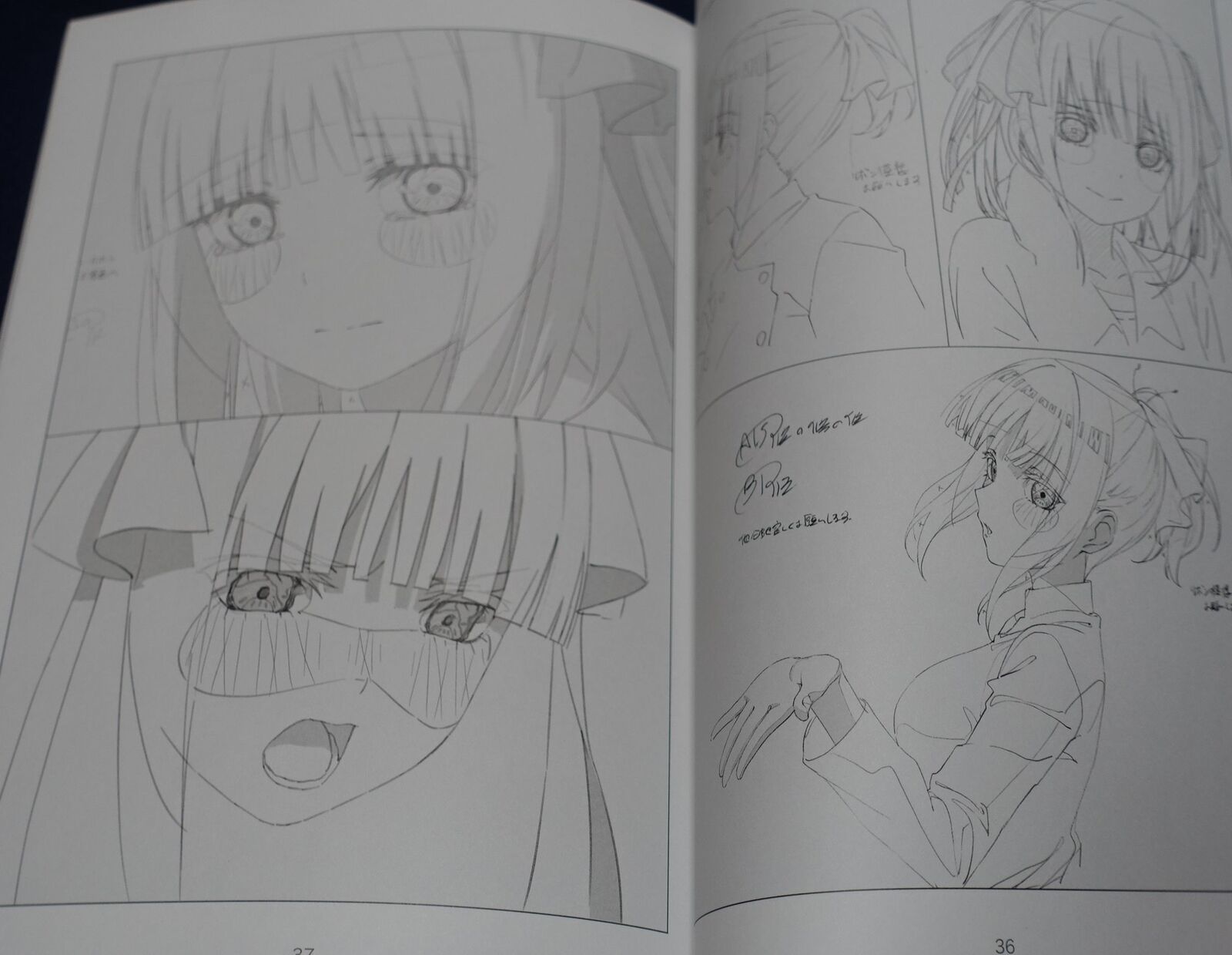 The Quintessential Quintuplets Animation Director Key Frame Revision Work Book 