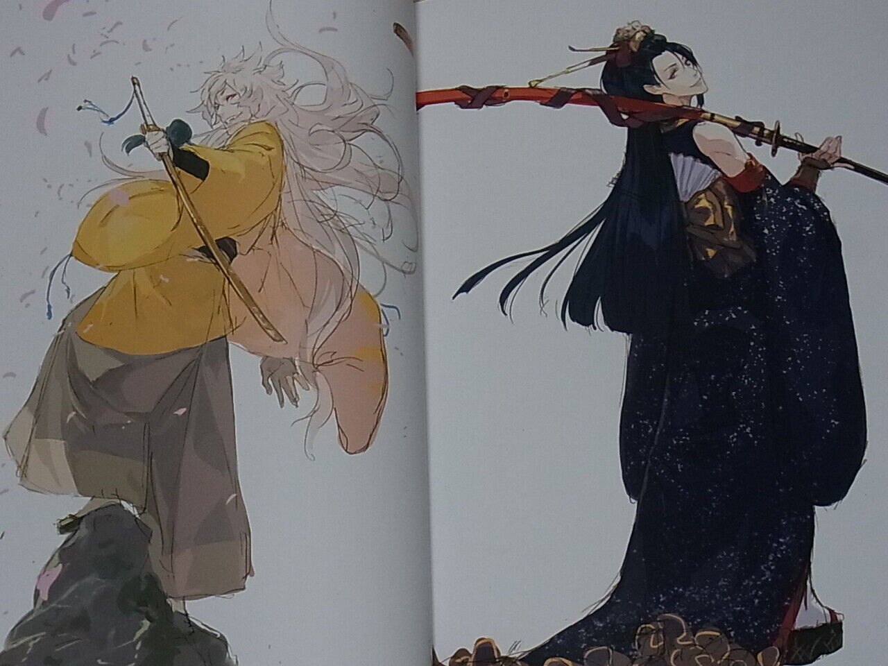 Pako Touken Ranbu , game characters color fan art book pekonnu1 