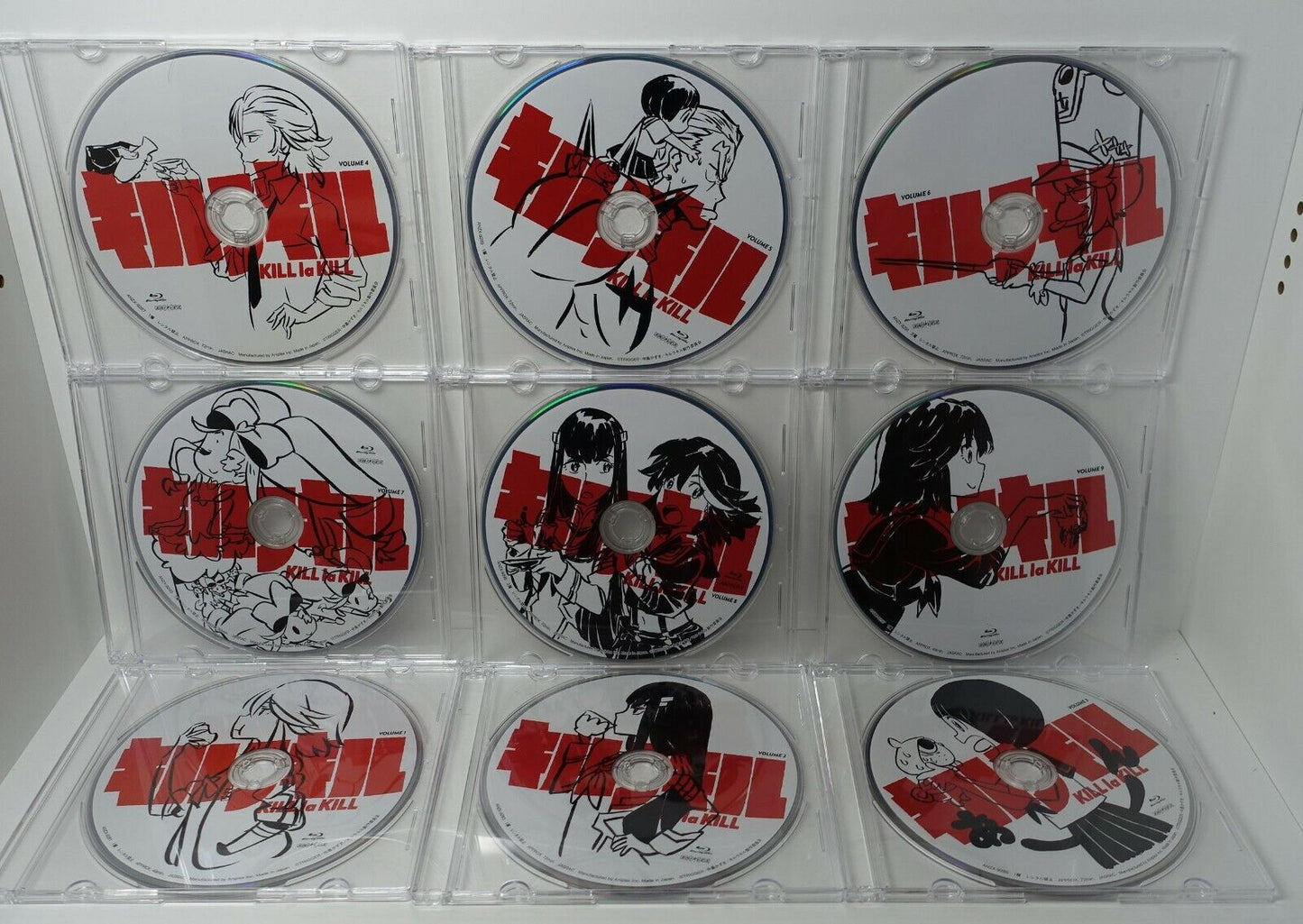 KILL LA KILL Animation 26 Episode Complete Blu-ray 9 Disc Set 