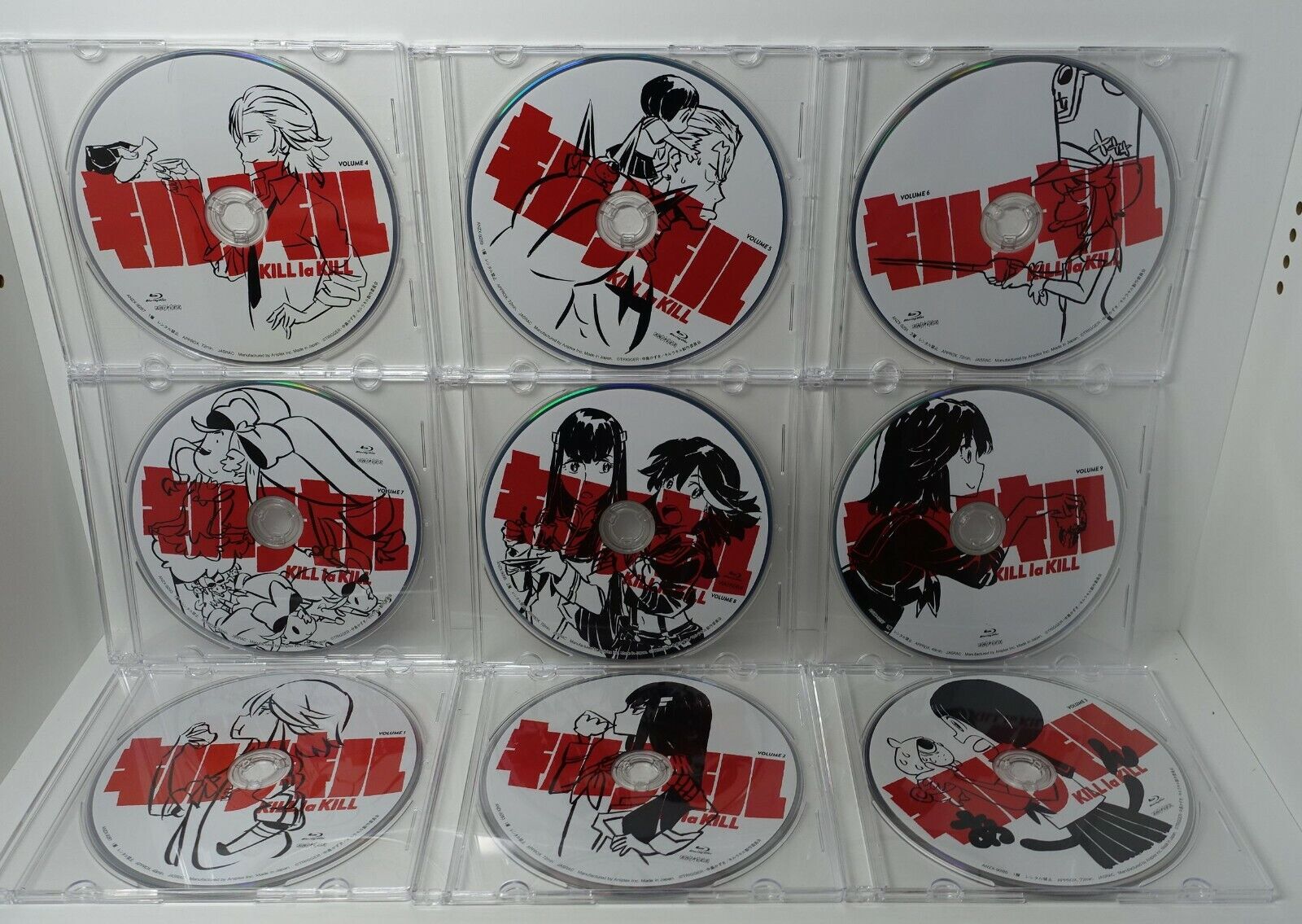 KILL LA KILL Animation 26 Episode Complete Blu-ray 9 Disc Set 