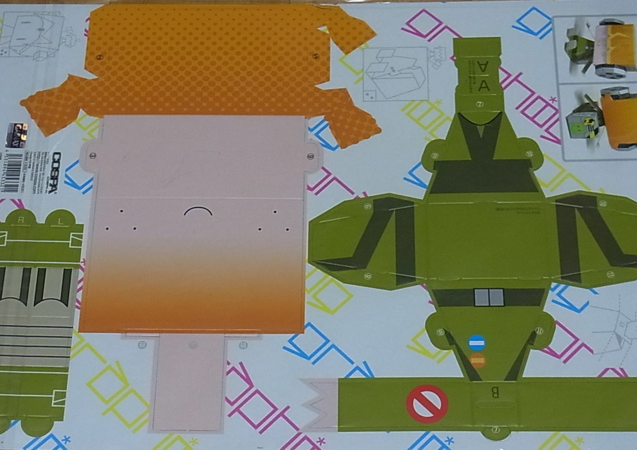 Panty and Stocking with Garterbelt Brief Paper Craft Figure & 