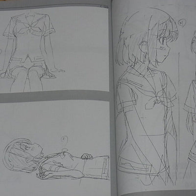 Masakatsu Sasaki - Saki -Animation Key Frame Art Work Book4 160 page 