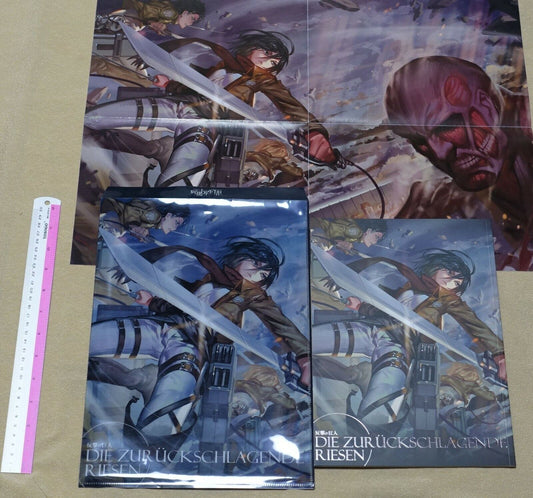 Moe Shoujo Ryouiki Attack on Tital Color Fan Art Book with poster , clear bag 