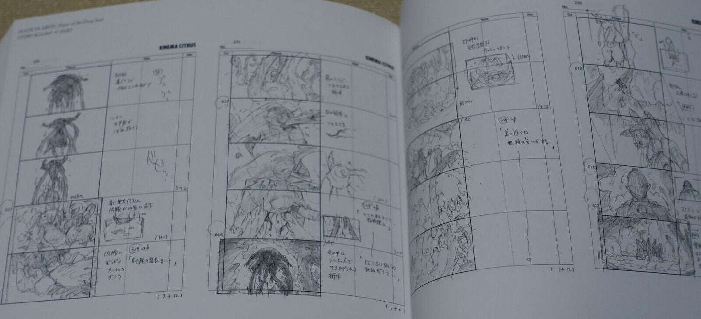 MADE IN ABYSS DAWN OF A DEEP SOUL Movie Story Board Art Book 380 Page 