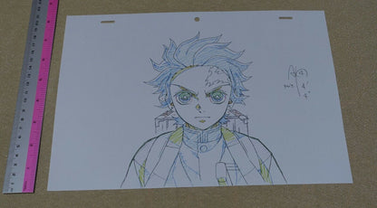 ufotable Kimetsu no Yaiba Demon Slayer Print Key Frame Art Sheet Tanjirou B 