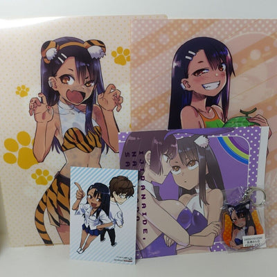 Don't Toy With Me, Miss Nagatoro , PVC Art Sheet Book Cover Art Card Key Chain 