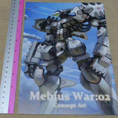 Toshiaki Takayama Original Mechanic Art Book Mebius War 02 