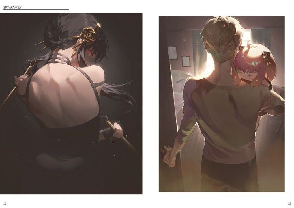 Back drop. Animation Characers Back Silhouette Fan Art Book Se C102 Pre-order 