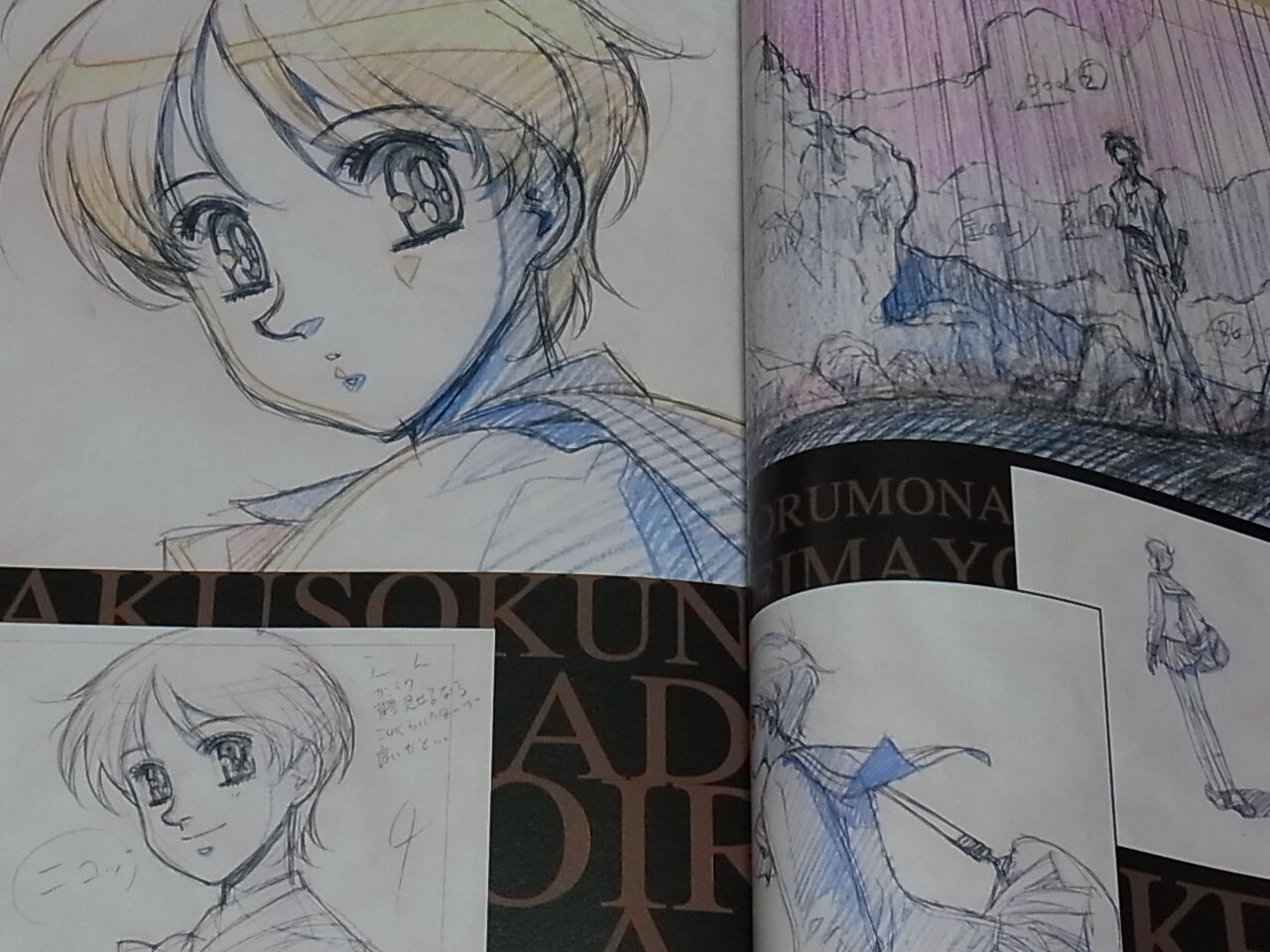 NOBUTERU YUUKI YUKI ESCAFLOWNE Anime & Design works Collection Book 130page 