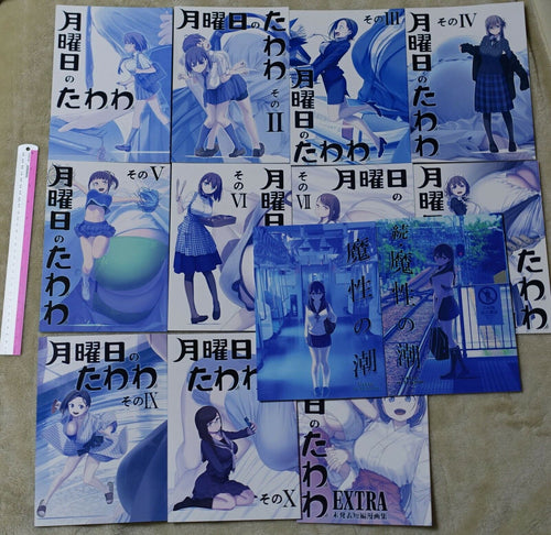 Kiseki Himura Nyuugyou Art & Comic Getsuyoubi no Tawawa on Monday Ushio 13 books 