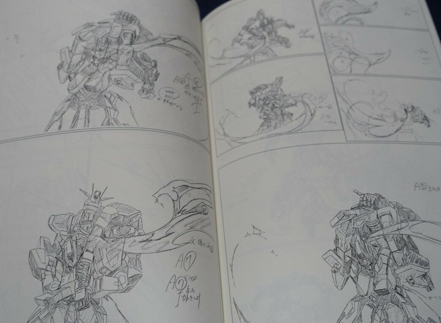 Shingo Abe Gundam Build Fighters Key Frame Art Work Book 