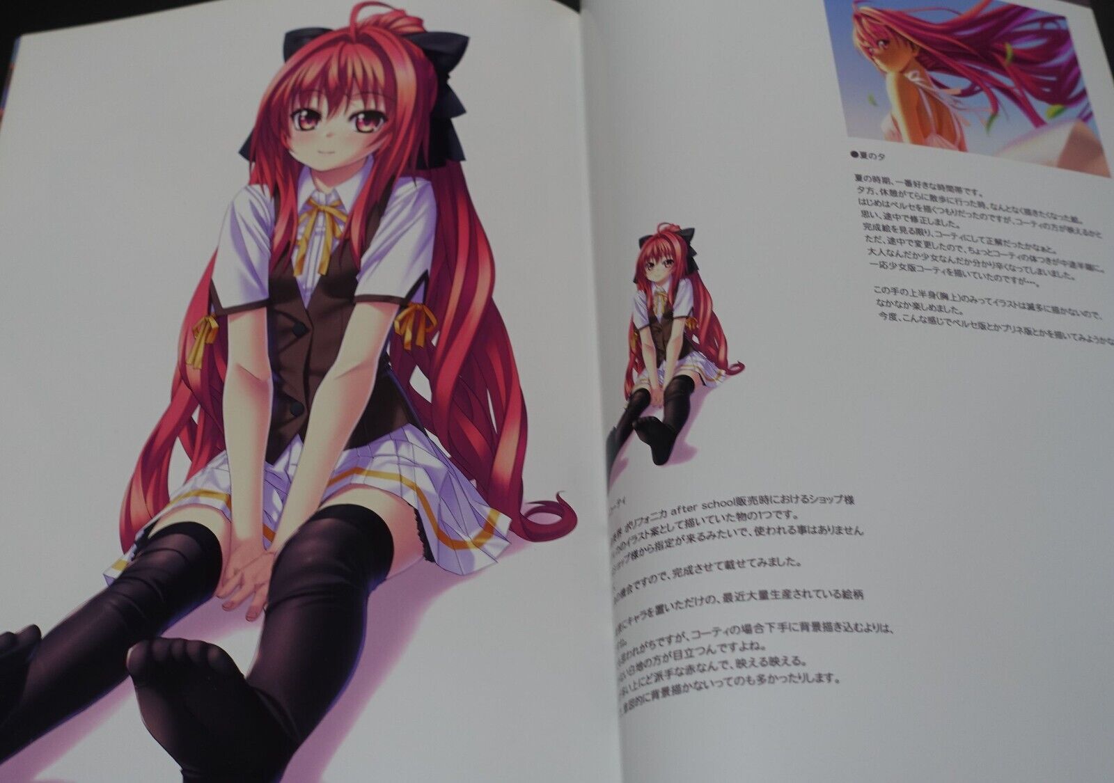 Kannaduki Noboru Light of Night Shinkyoku Sokai Polyphonica Designer's Art Book 