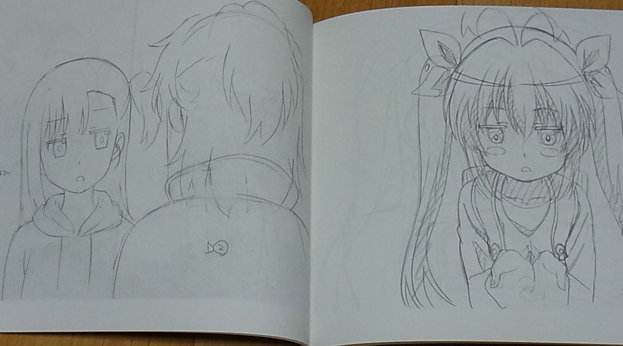 Non Non Biyori Repeat Character Key Frame Art Book 1 