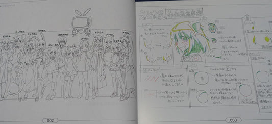 Animation Etotama Setting Art Book 