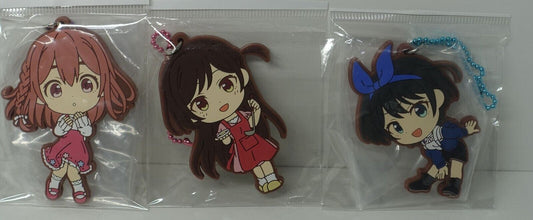 Kanojo, Okarishimasu Rent-A-Girlfriend Rubber Key Chain Set A 