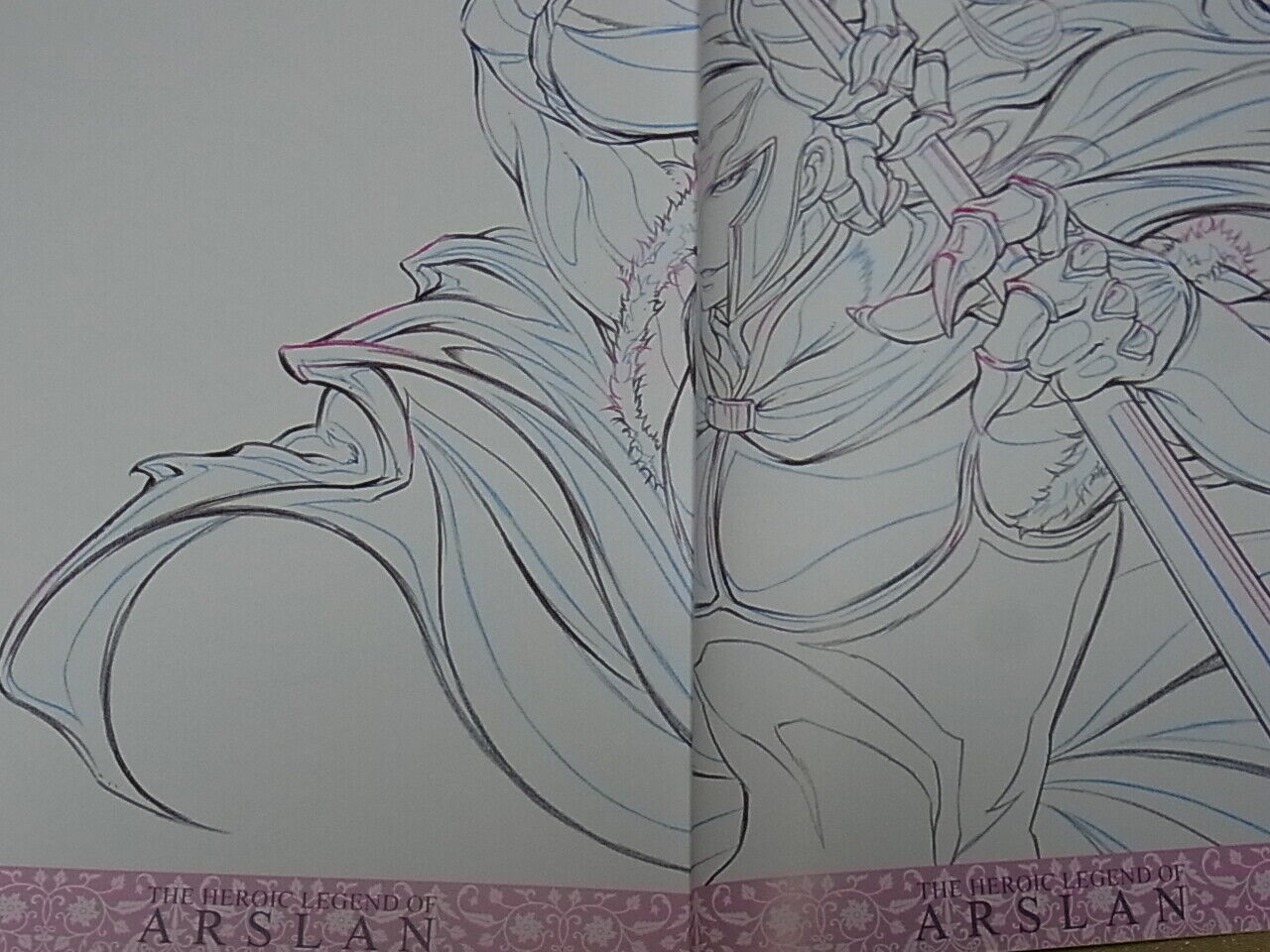 Ai Yokoyama The Heroic Legend of Arslan Animation Art Work Book 2 Set 