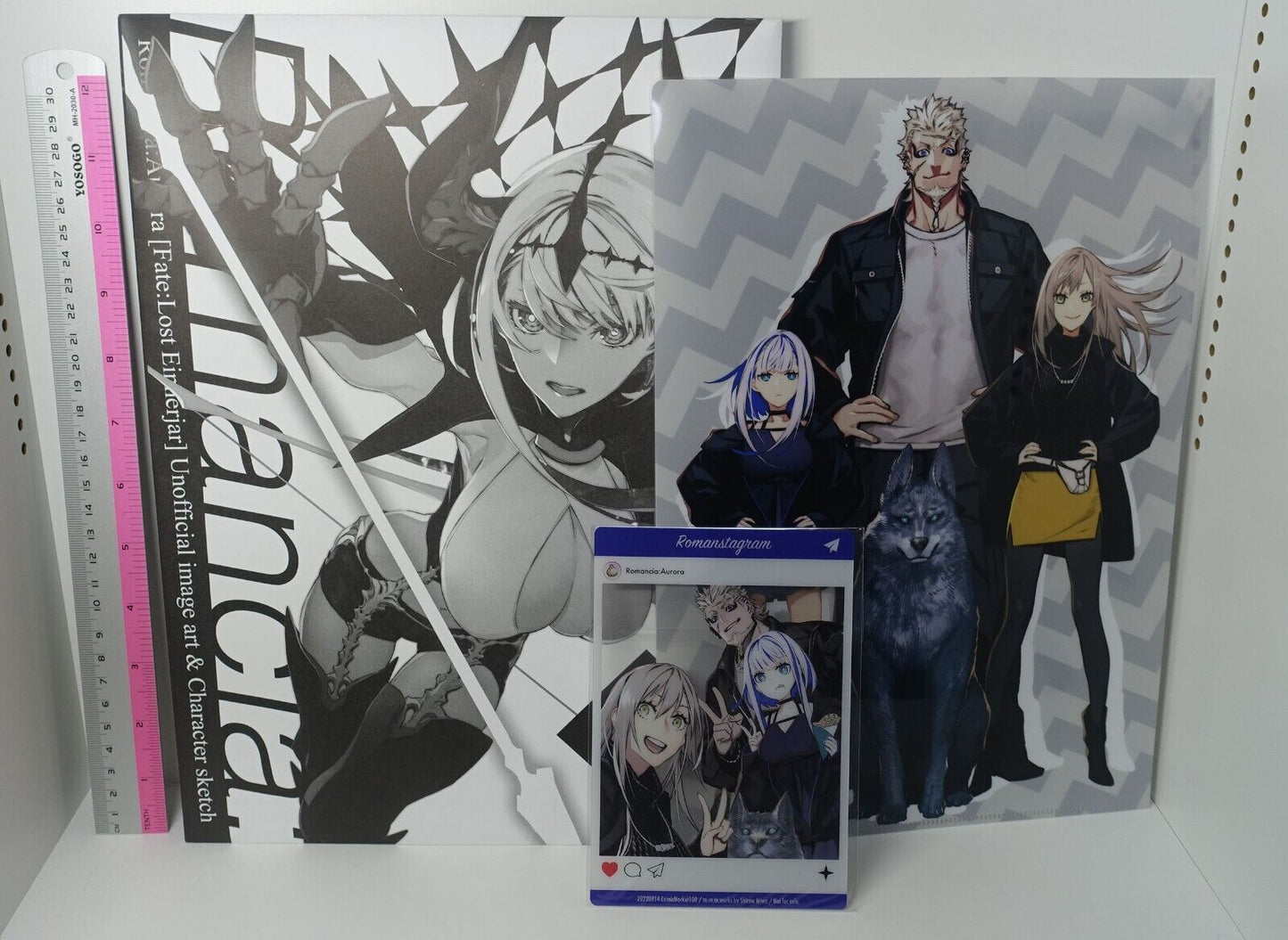 Shirow Miwa Fate Grand Order FGO Designer Art Book Romancia Aurora & Goods Set 