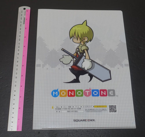 MONOTONE PVC Art Sheet Clear File 
