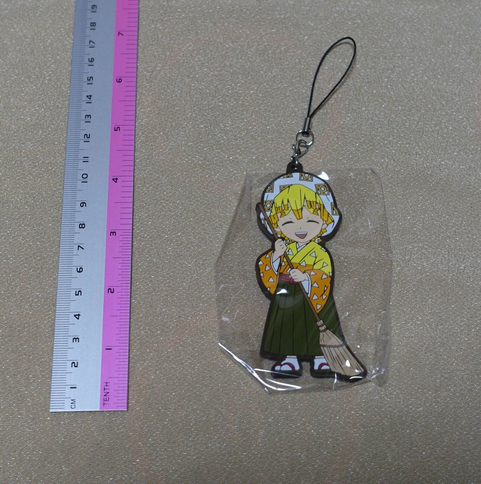 Kimetsu no Yaiba Demon Slayer Rubber Phone Strap Zenitsu 