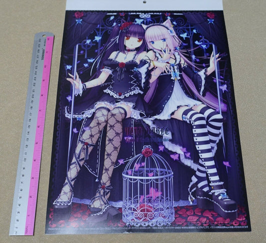 NEKOPARA Vanilla & Chocola 2010 Calendar Art Poster 