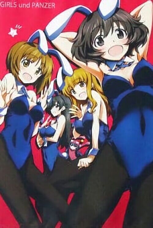 Tomoyasu Kurashima Girls und Panzer Fan Art B2 Size Tapestry Ankou Team Bunny 