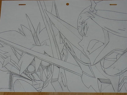 Kill la Kill Printed Key Frame Art 3 piece Set D RARE 