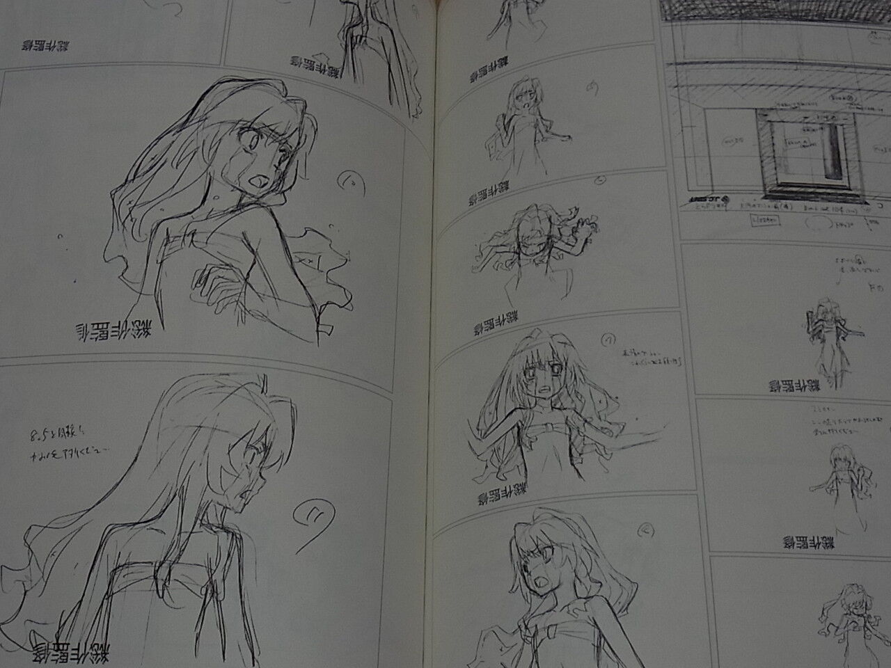 Toradora! Animation Staff Doujinshi Book Setting & Key Frame Art & Illustration 