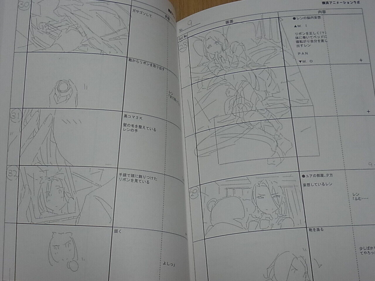 Animation Miru Tights Director's Story Board Art Book Yom Tights 