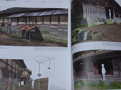 Wolf Children Visual Setting Collection Art Book ookami kodomo no ame to yuki 