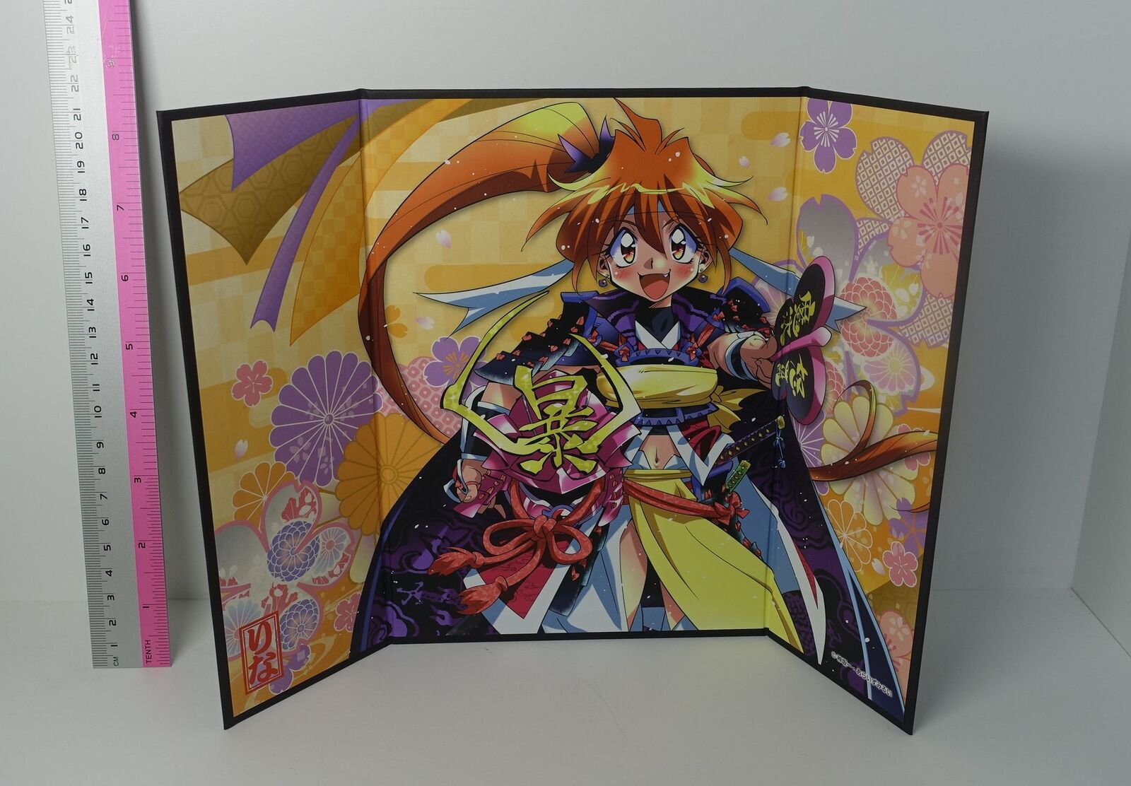 Slayers Japanese Byoubu Foldable Art Board Lina Inverse 