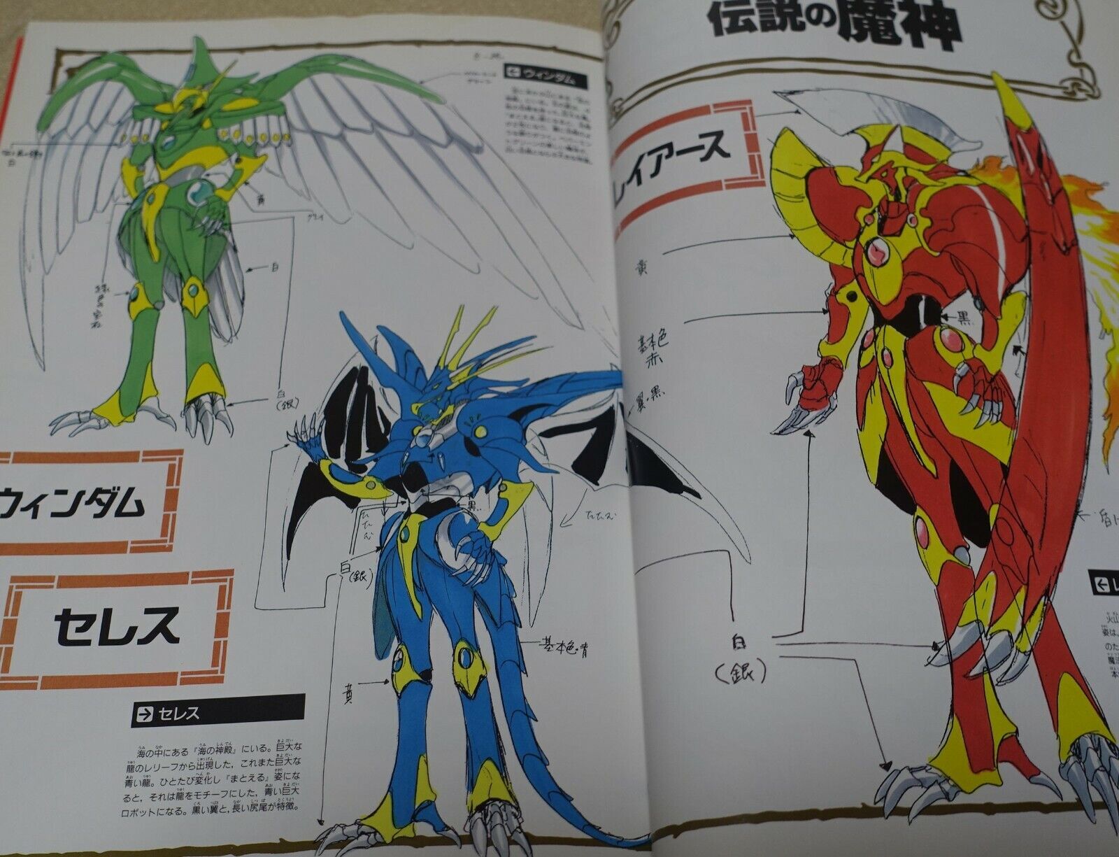 Magic Knight Rayearth Animation Setting Art Collection Book 