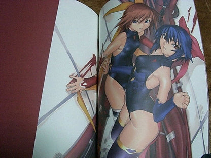 UGETSU HAKUA Color ART BOOK RED FRAME 2nd RARE 