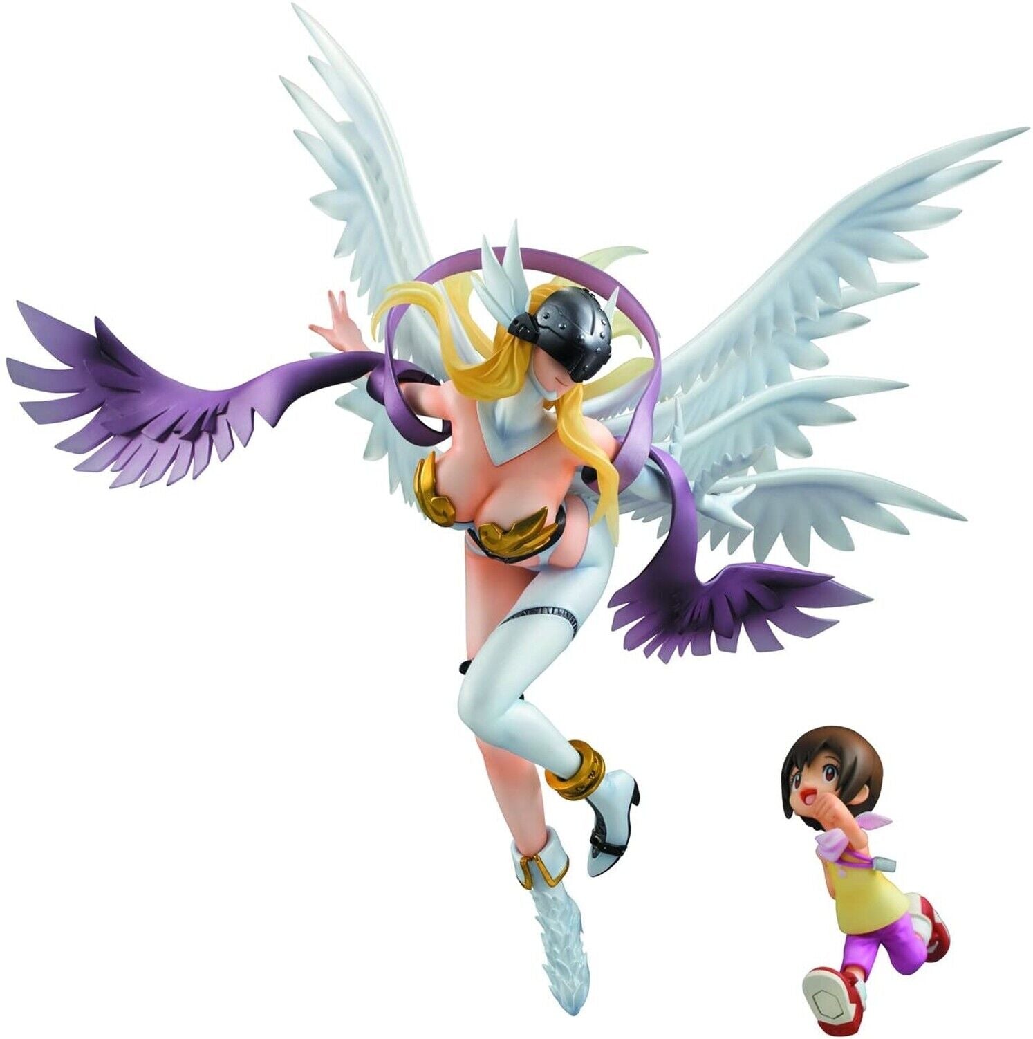 3-7 days from Japan Megahouse Digimon Adventure Angewomon & Hikari G.E.M. Figure 