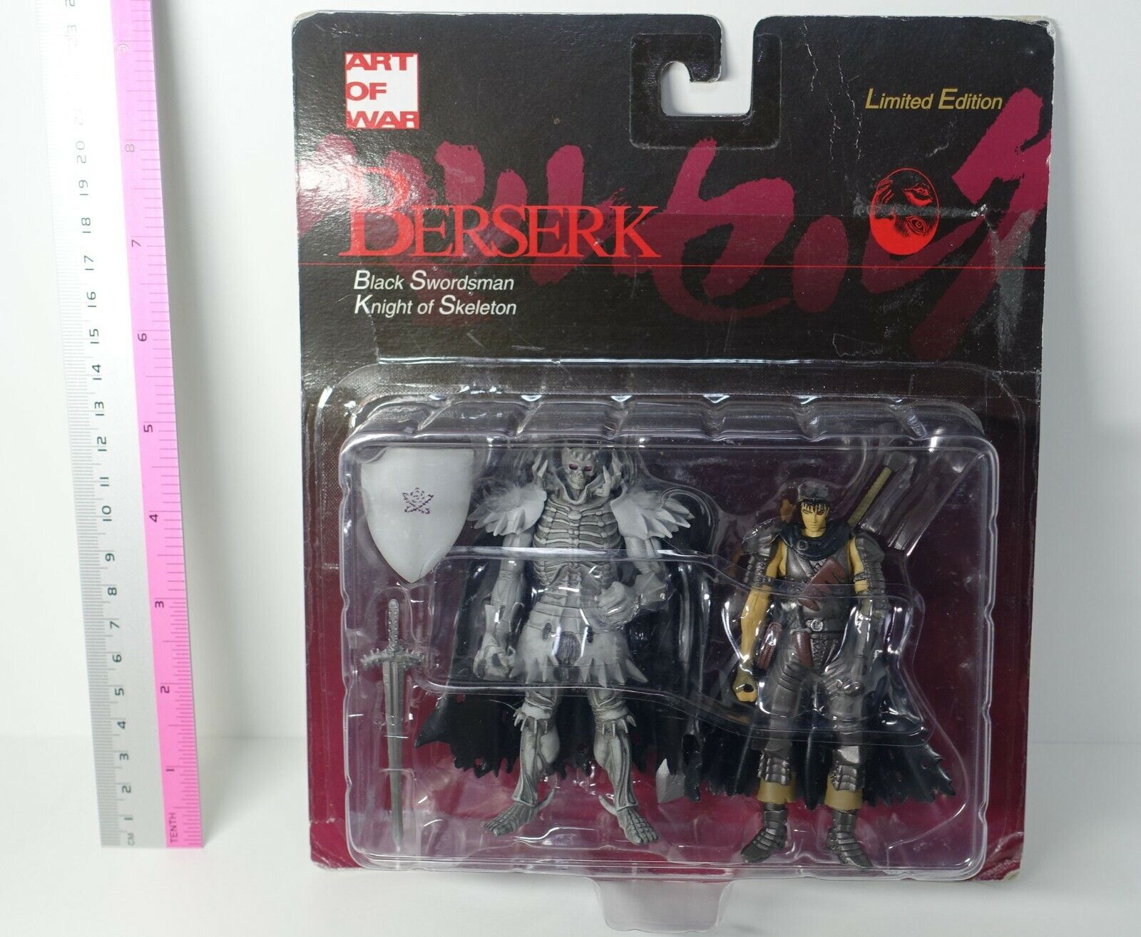 Art of War Berserk Guts Black Swordsman & Knight of Skelton Figure Statue Set 