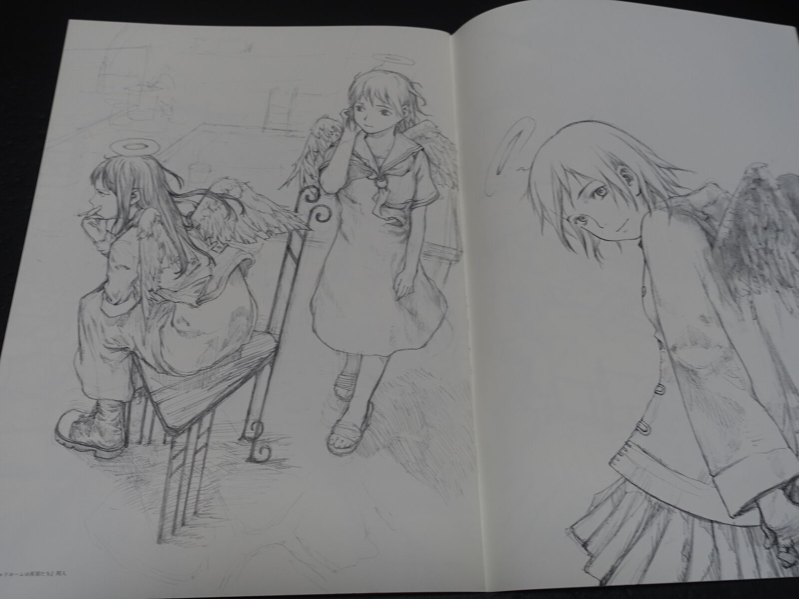 Yoshitoshi Abe 20th Aniv Exhibition Event Art Book Haibane-Renmei lain etc 