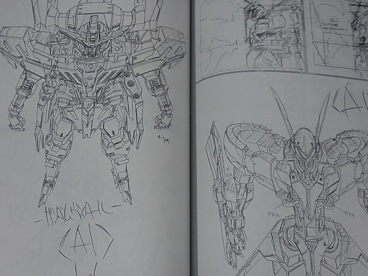 Masami Obari Robot Animation Art Work Book Gundam Key Frame Art 