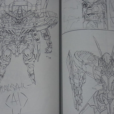 Masami Obari Robot Animation Art Work Book Gundam Key Frame Art 