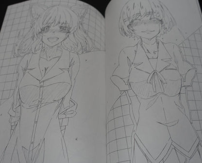 Yataneko Bakemonogatari Animation Staff's Fan Art Book 2 Set 