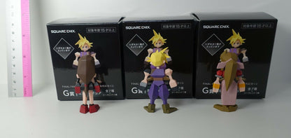 Final Fantasy Remake Lottery Figure Set Cloud Tifa Aerith 