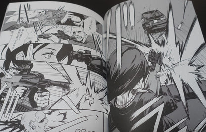 OCEANS55 KOH MINAGI Gun Action Comic & Illustration Book Killer Job 2 