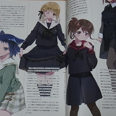 Kanmuritokage Saki & Japanese School Uniform Fan Art Book 05 complete version 