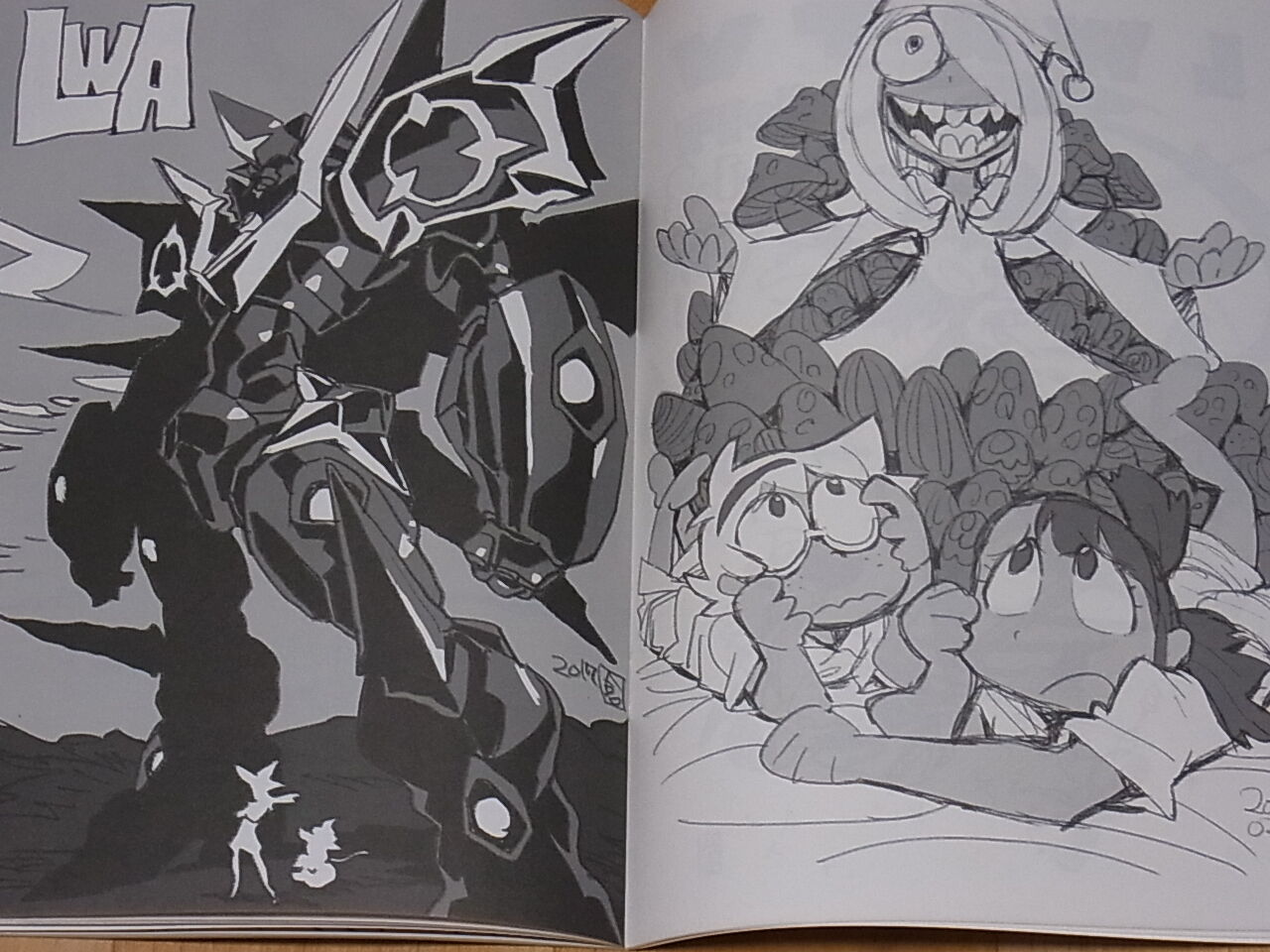 Hiroyuki Imaishi Anime Character Art Book Chirashi Syu-mai SP PATROL LULUCO etc 