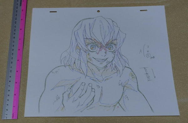 Inosuke Reference Sheet ufotable Kimetsu no Yaiba Demon Slayer Print Key Frame Art Sheet Inosu ...