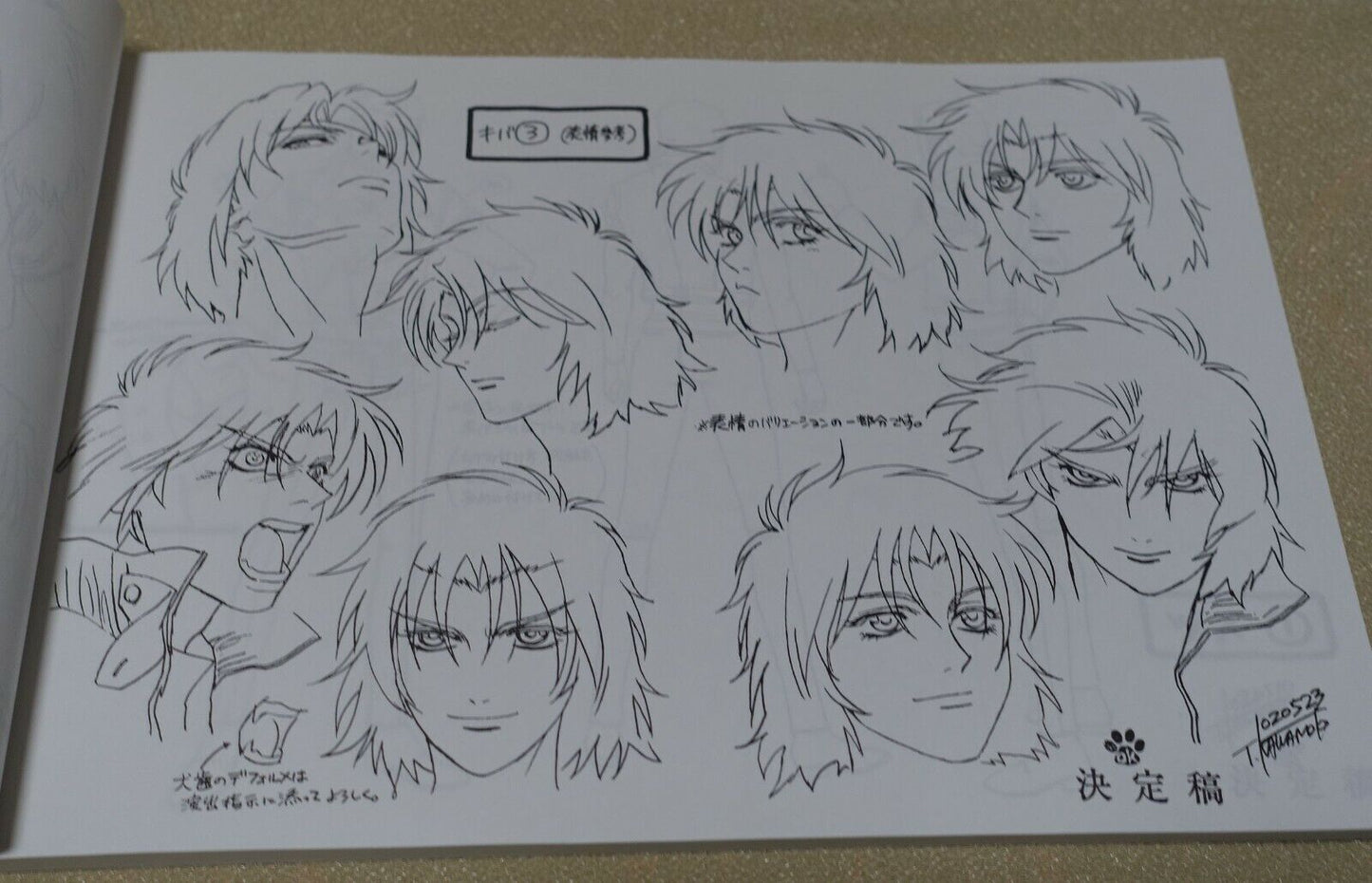 WOLF'S RAIN Setting Art Collection Book Toshihiro Kawamoto 