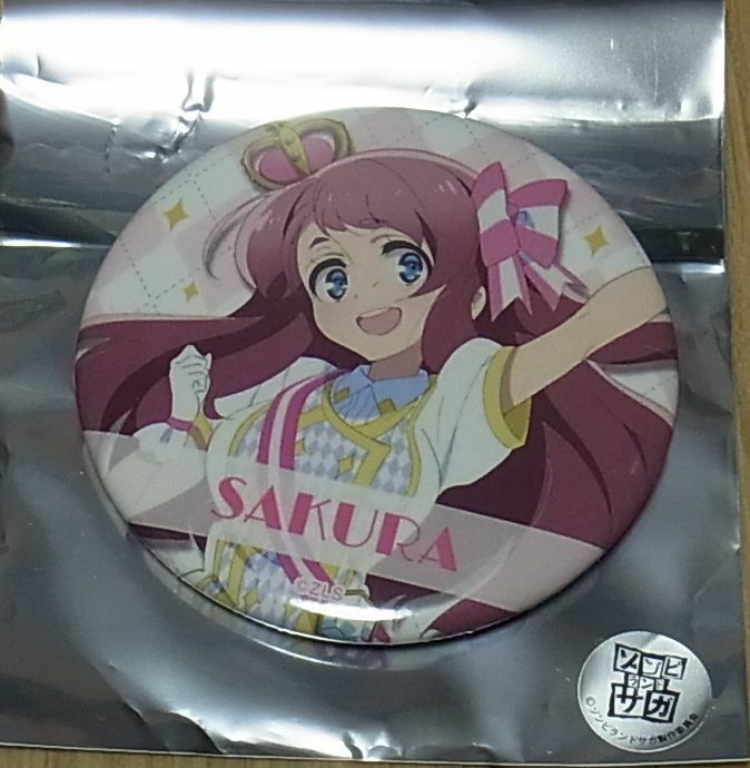 ZOMBIE LAND SAGA Don Quijote Collaboration Steel Badge Sakura Minamoto 