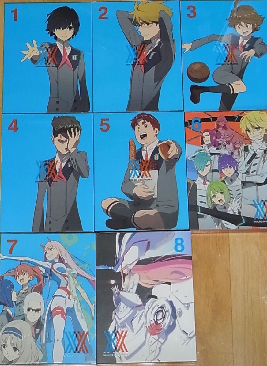 Darling in the Franxx DVD Series 1-8 Complete Set & Sound Track &Voice Drama 