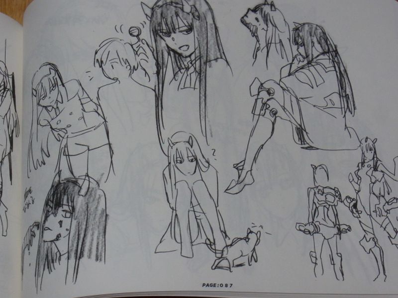The Art of DIF Vol.X DARLING in the FRANXX Design Art Book 152 page C94 