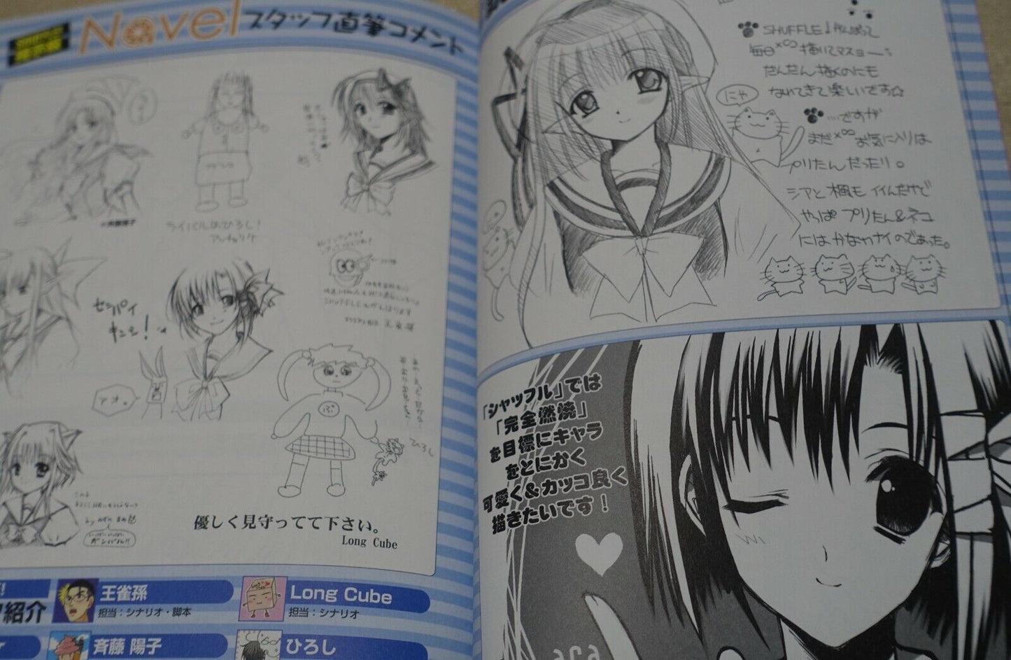 Navel SHUFFLE! Visual & Setting Premium Book 