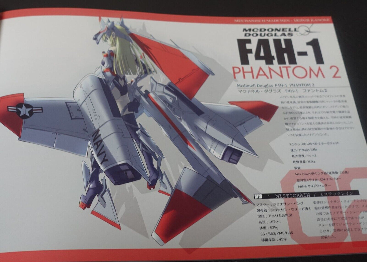Nenchi Original Color Art Book MECHANISCH MADCHEN - MOTOR KANONE 