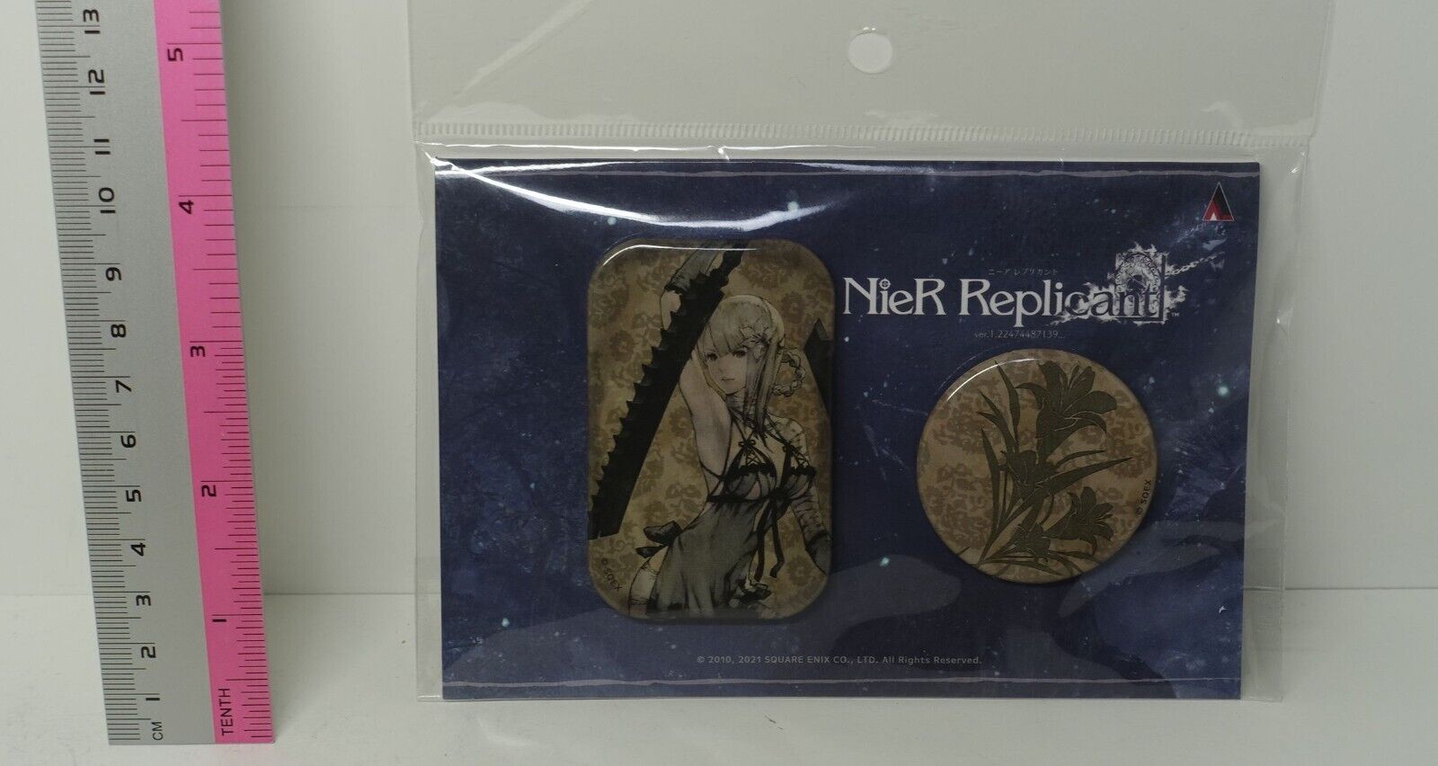 NieR Replicant ver.1.22474487139... Kaine Steel Badge 